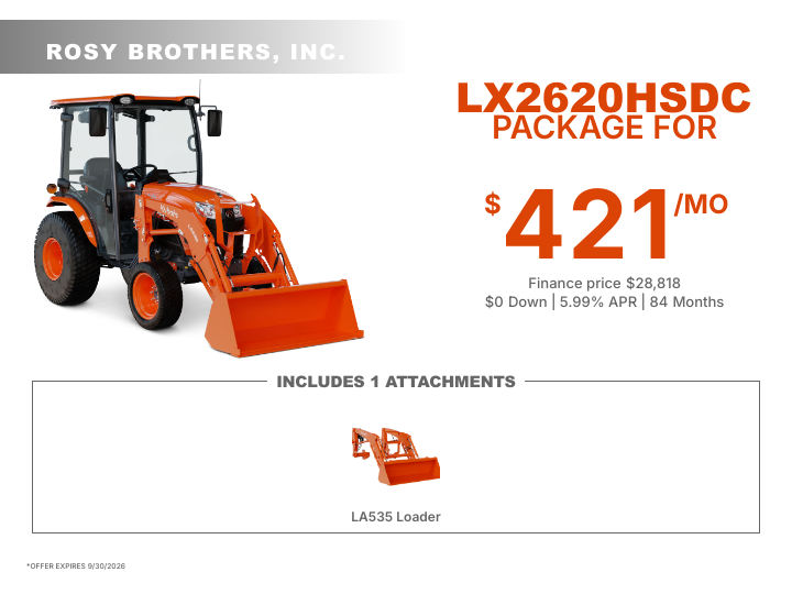 LX2620HSDC PACKAGE FOR $421/MO