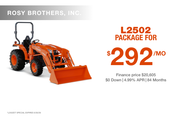 L2502 PACKAGE FOR $292/MO