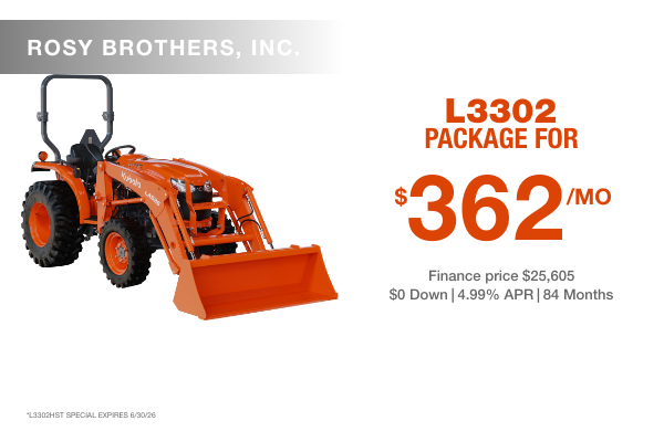 L3302 PACKAGE FOR $362/MO