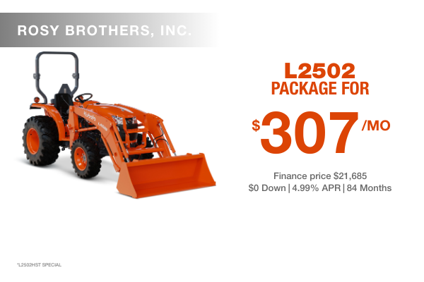 L2502 PACKAGE FOR $307/MO